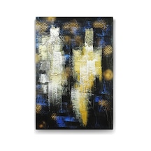 Sarı Ve Lacivert Tablo - 40x60cm 7/8 Yaş