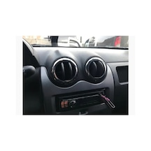 Dacia Duster 2010-2018 Arası Krom İç Havalandırma Çerçevesi 4 Parça Dcsiçhv00000001