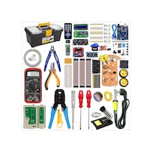 Meslek Lisesi Bilişim Bölümü Ağ Seti 16 İnç Takım Çantası + Robotik Kodlama Arduino Seti + Araç Kiti