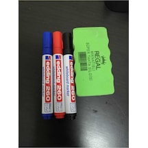 Tahta Kalem Seti 3 Kalem + 1 Silgi Çok Renkli