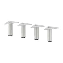 Ikea Eket 4'lü Mobilya Ayağı 10 X 3 Cm Krom