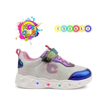 Cool Yuki Işıklı Ortopedik Taban Kız Çocuk Spor Ayakkabı Mor