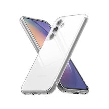 Galaxy S24 Uyumlu Kılıf 3d Kamera Korumalı Darbe Önleyici Şeffaf Transparan Esnek Silikon Kılıf 50 x 22