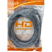 Fully G-507b 19+1 Pin V2.0 4k 60hz 3 Metre Örgülü Gold Hdmı Kablo