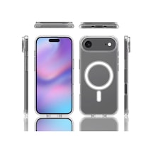 Apple iPhone 17 Air Uyumlu Şeffaf Magsafe Kılıf Safe Şeffaf
