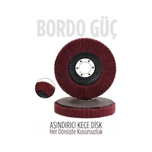 11 Cm Endüstriyel Aşındırıcı Keçe Disk 22 Mm İç Çaplı Zımpara Fırçası 722478