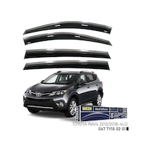 Niken Toyota Rav4 2013-2018 Kromlu Cam Rüzgarlığı 4 Lü
