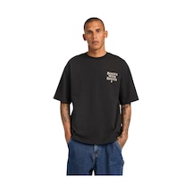 Bc0yh330011-r Timberland Short Sleeve ''timbs On My Feet'' Graphi Erkek T-shirt Siyah Bc0yh330011-r