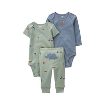 Carter's Layette Erkek Bebek 3'lü Set 1p571310 Yeşil 001