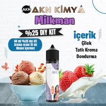 One Hit Wonder Milkman Yoğun Dıy Kit Çilek Krema Gıda Aroması %25 Oranda Aroma İçerir Hazır Değildir 60 Ml