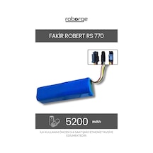 Fakir Rs770 Robot Süpürge Uyumlu Batarya 5200 Mah - Muadil Ürün