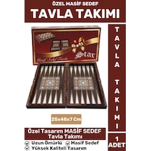 Elit Yüksek Kaliteli Uzun Ömürlü Aile Ev Arkadaş Kahve Cafe Oyun Takımı Sedef Masif Tavla Takımı