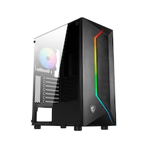 Msı Mag Vampırıc 100r Temperli Cam Argb Psu Yok 1x120mm Fan Gamıng Bilgisayar Kasası