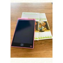 Grafik Digital Çocuk Yazı Tahtası Çizim Tableti Lcd 8.5 Inc Pembe