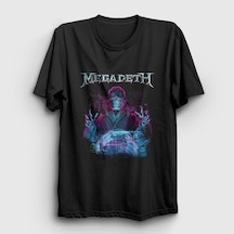 Presmono Unisex Cyber Army Megadeth T-shirt Siyah
