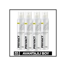 Privacy Addiction Woman Kadın Alüminyumsuz Vegan Deodorant 4x200 Ml