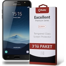 Samsung Uyumlu Galaxy C8 Ekran Koruyucu Cam 3 Adet Ekonomik Paket (552805866) 20 Tl Fark Ile Apple  iPhone Hızlı Şarj Kablosu