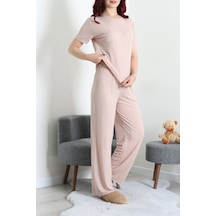 Modi Pointelle Pijama Takımı Bej - 224.1287. Açık Bej