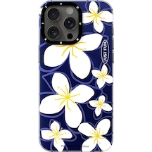 İphone 15 Pro Max Uyumlu Kılıf Magsafe Özellikli Sunshine Tasarımlı Youngkit Smile Serisi Lacivert
