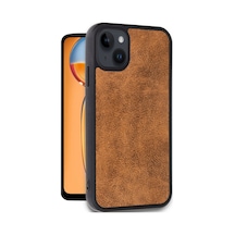 Flzdgnkr Newface Apple Uyumlu iPhone 14 Kılıf Aras Deri Kapak - Taba