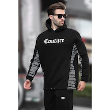 Madmext Siyah Kapüşonlu Baskılı Erkek Sweatshirt 7090 Siyah Madmext Siyah Kapüşonlu Baskılı Erkek Sweatshirt 7090 Siyah