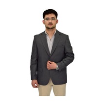 Erkek Tek Spor Ceket 4 Drop Bgl-st04472 Füme