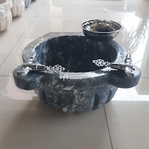 Hamam Konsept Set Bursa Siyah Mermer Kurna