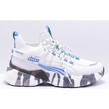 24k573-4 Guja Beyaz Sneaker Siyah