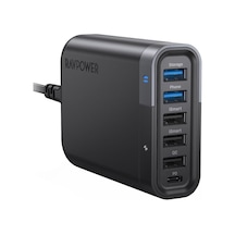 Ravpower Rp-Um002 6-Port Usb Charger Filehub