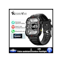 Myinkai 2025 Yeni Spor Akıllı Saat (İthalatçı Garantili) Bluetooth Konuşma Led El Siyah