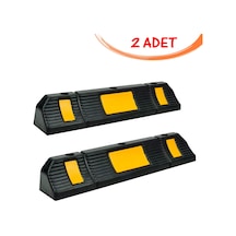 Kauçuk Otopark Araç Durdurucu Kauçuk Stoper Kauçuk Otopark Stoperi 60 Cm 2 Adet