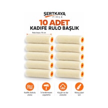 Sertkaya Fırça Kaliteli 10 Cm Boya Rulo Yedeği Kadife 10'lu Paket - 926953451