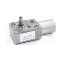 Jgy370 Dc 12v 60 Rpm Redüktörlü Dc Motor 2 Yönde Dönme L Tip 1kg.cm Yüksek Tork Metal Dişli