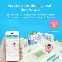 Geeksen Çocuklar İçin Akıllı Telefon Saati 2g Ağ Çocuklar İçin Lbs Konum Akıllı Saat (İthalatçı Garantili)