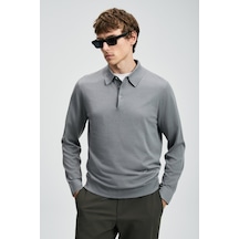 Lufian 112090149 Donald Kazak Erkek Sweatshirt Gri