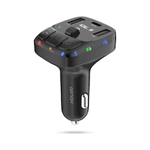 Bluetooth Fm Transmitter 5.3 Araç İçi Şarj Cihazı 30w Pd Led Işıklı, 028gnxy25