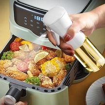 Sprey Yağdanlık Airfryer İçin Cam Şişe Yağlık Sirkelik Sosluk 210 Ml
