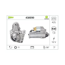Valeo 12V Marş Motoru 11 Diş 1.9 Kw Cw 3 Kulak N11.1150