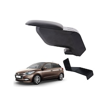 Hyundai İ20 2016 Delmesiz Çelik Ayaklı Siyah Kolçak Kol Dayama