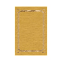 Kartela Halı Seno Halı Kaymaz Taban Makinede Yıkanabilir Halı Hardal Sarısı - 180 X 270 Cm