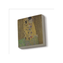 Öpücük Gustav Klimt, 1907 Baskılı Taş Magnet 5x5