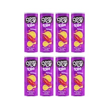 Cipso Tube Paprika Aromalı Cips 160 Gr X 8 Adet