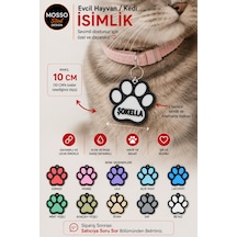 Evcil Hayvan İsimlik Kedi Künyesi Kişiye Özel Pati Şeklinde Kedi İsimliği Kedi Künyesi Dayanıklı Ve Şık Evcil Hayvan İsimliği Evcil Hayvan İsimlik Anahtarlık Kedi Künyesi Diğer