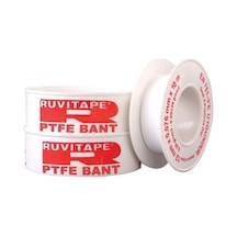 Ruvıtape Teflon Bant 12Mm X 0,076Mm X 10Mt 10'Lu Paket