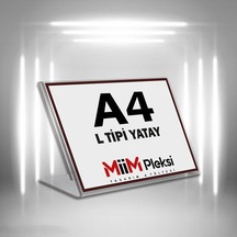 L Tipi A4 Pleksi Föylük Broşürlük-Yatay A4 Föylük-20 Li Paket (478785139)