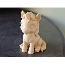 Sevimli Pony Figürü Masa Üstü Dekor