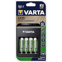Varta Lcd Plug Charger 4Xaa 2100Mah Pilli 57687101