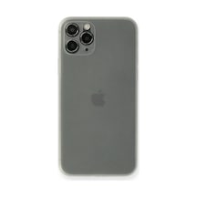 Apple iPhone  Uyumlu   11 Pro Kılıf Pp Ultra İnce Kapak - Beyaz Çok Renkli