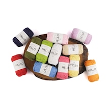 Hello Iplik 12'li Punch, Amigurumi, Bluz, Bebek Yünü 50 Gr Cotton Ip Genel
