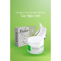 Çay Ağacı Krem &çay Ağacı Yağlı Sabun Set
